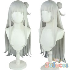 画像1: VTuber　紫咲シオン　コスプレウィッグ　バーチャルYouTuber　コスプレ鬘　JUJUcosplay (1)