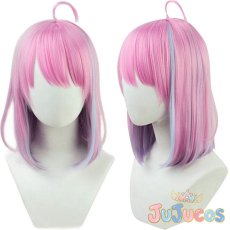 画像1: VTuber　姫森ルーナ　新衣装(2021/5版)　コスプレウィッグ　バーチャルYouTuber　コスプレ鬘　JUJUcosplay (1)