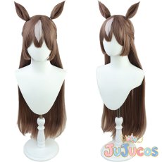 画像1: サトノダイヤモンド　コスプレウィッグ　ウマ娘プリティーダービー　コスプレ鬘　JUJUcosplay (1)