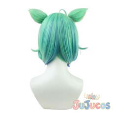 画像5: VTuber　潤羽るしあ　新髪型　コスプレウィッグ　バーチャルYouTuber　コスプレ鬘　JUJUcosplay (5)