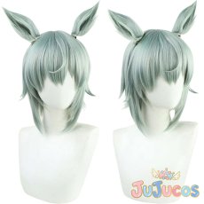 画像1: セイウンスカイ　コスプレウィッグ　ウマ娘プリティーダービー　コスプレ鬘　JUJUcosplay (1)