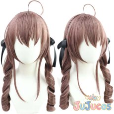 画像1: VTuber　夏色まつり　新衣装　デート編　コスプレウィッグ　バーチャルYouTuber　コスプレ鬘　JUJUcosplay (1)