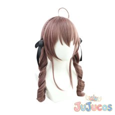 画像3: VTuber　夏色まつり　新衣装　デート編　コスプレウィッグ　バーチャルYouTuber　コスプレ鬘　JUJUcosplay (3)