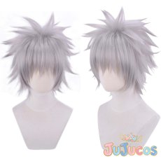 画像1: 渚カヲル　コスプレウィッグ　新世紀エヴァンゲリオン　コスプレ鬘　JUJUcosplay (1)