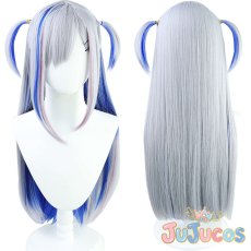 画像1: VTuber　天音かなた　新衣装　コスプレウィッグ　バーチャルYouTuber　コスプレ鬘　JUJUcosplay (1)