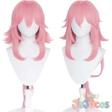 画像1: 八重神子(やえみこ)　コスプレウィッグ　原神(げんしん)　コスプレ鬘　JUJUcosplay (1)