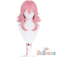 画像2: 八重神子(やえみこ)　コスプレウィッグ　原神(げんしん)　コスプレ鬘　JUJUcosplay (2)