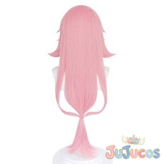 画像5: 八重神子(やえみこ)　コスプレウィッグ　原神(げんしん)　コスプレ鬘　JUJUcosplay (5)