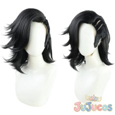 画像1: 九井一　コスプレウィッグ　東京卍リベンジャーズ　コスプレ鬘　JUJUcosplay (1)