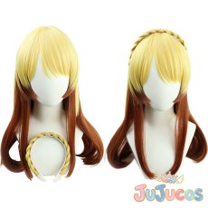 画像1: 愛本りんく　コスプレウィッグ　D4DJ　コスプレ鬘　JUJUcosplay (1)