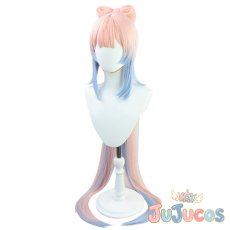 画像3: 珊瑚宮心海　コスプレウィッグ　原神(げんしん)　コスプレ鬘　JUJUcosplay (3)