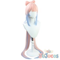 画像4: 珊瑚宮心海　コスプレウィッグ　原神(げんしん)　コスプレ鬘　JUJUcosplay (4)