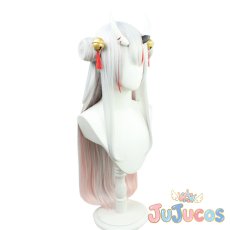 画像3: Vtuber　2期生　百鬼あやめ　初期衣装　コスプレウィッグ　バーチャルYouTuber　コスプレ鬘　JUJUcosplay (3)