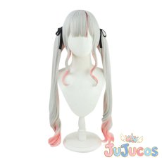 画像2: Vtuber　2期生　百鬼あやめ　カジュアル系衣装　コスプレウィッグ　バーチャルYouTuber　コスプレ鬘　JUJUcosplay (2)