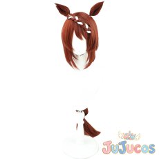 画像2: スーパークリーク　コスプレウィッグ　ウマ娘プリティーダービー　コスプレ鬘　JUJUcosplay (2)