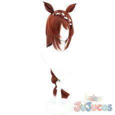 画像4: スーパークリーク　コスプレウィッグ　ウマ娘プリティーダービー　コスプレ鬘　JUJUcosplay (4)