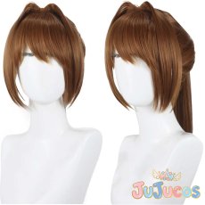 画像1: 真崎杏子　コスプレウィッグ　遊戯王デュエルモンスターズ　コスプレ鬘　JUJUcosplay (1)