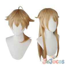 画像2: Vtuber　伏見ガク　コスプレウィッグ　バーチャルYouTuber　コスプレ鬘　JUJUcosplay (2)