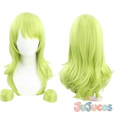 画像1: Vtuber　森中花咲　ストレート　コスプレウィッグ　バーチャルYouTuber　コスプレ鬘　JUJUcosplay (1)