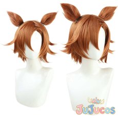 画像1: テイエムオペラオー　コスプレウィッグ　ウマ娘プリティーダービー　コスプレ鬘　JUJUcosplay (1)