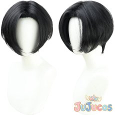 画像1: 佐野万次郎　コスプレウィッグ　東京卍リベンジャーズ　コスプレ鬘　JUJUcosplay (1)