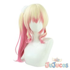 画像3: Vtuber　桃鈴ねね　新衣装　コスプレウィッグ　バーチャルYouTuber　コスプレ鬘　JUJUcosplay (3)