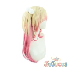 画像5: Vtuber　桃鈴ねね　新衣装　コスプレウィッグ　バーチャルYouTuber　コスプレ鬘　JUJUcosplay (5)