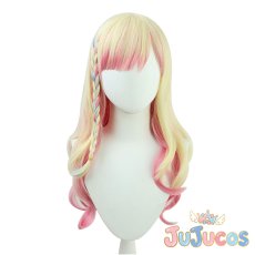 画像7: Vtuber　桃鈴ねね　新衣装　コスプレウィッグ　バーチャルYouTuber　コスプレ鬘　JUJUcosplay (7)