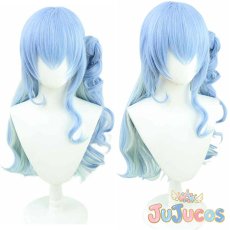 画像1: VTuber　星街すいせい　セーラー服　コスプレウィッグ　バーチャルYouTuber　コスプレ鬘　JUJUcosplay (1)