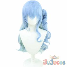 画像2: VTuber　星街すいせい　セーラー服　コスプレウィッグ　バーチャルYouTuber　コスプレ鬘　JUJUcosplay (2)