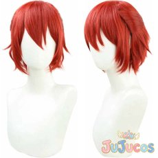 画像1: VTuber　花咲みやび　初期　コスプレウィッグ　バーチャルYouTuber　コスプレ鬘　JUJUcosplay (1)