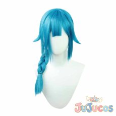 画像2: Jinx　ジンクス　幼年　コスプレウィッグ　Arcane（アーケイン）　コスプレ鬘　JUJUcosplay (2)