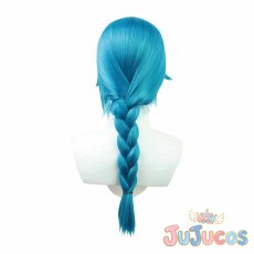画像5: Jinx　ジンクス　幼年　コスプレウィッグ　Arcane（アーケイン）　コスプレ鬘　JUJUcosplay (5)