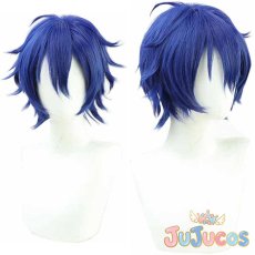 画像1: VTuber　Leos Vincent(レオス・ヴィンセント)　コスプレウィッグ　バーチャルYouTuber　コスプレ鬘　JUJUcosplay (1)