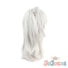 画像3: Vtuber　獅白ぼたん　初期　コスプレウィッグ　バーチャルYouTuber　コスプレ鬘　JUJUcosplay (3)