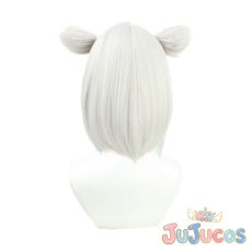 画像3: Vtuber　獅白ぼたん　新衣装(9/2版)　コスプレウィッグ　バーチャルYouTuber　コスプレ鬘　JUJUcosplay (3)