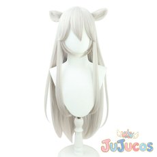 画像2: Vtuber　獅白ぼたん　新衣装(9/2版)　コスプレウィッグ　バーチャルYouTuber　コスプレ鬘　JUJUcosplay (2)