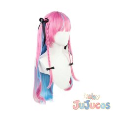 画像3: VTuber　湊あくあ　コスプレウィッグ　バーチャルYouTuber　コスプレ鬘　JUJUcosplay (3)