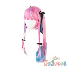 画像4: VTuber　湊あくあ　コスプレウィッグ　バーチャルYouTuber　コスプレ鬘　JUJUcosplay (4)