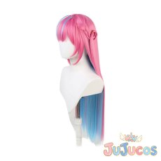 画像3: VTuber　湊あくあ　コスプレウィッグ　バーチャルYouTuber　コスプレ鬘　JUJUcosplay (3)