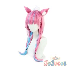 画像3: VTuber　湊あくあ　コスプレウィッグ　バーチャルYouTuber　コスプレ鬘　JUJUcosplay (3)