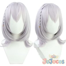 画像1: VTuber　白銀ノエル　通常衣装　コスプレウィッグ　バーチャルYouTuber　コスプレ鬘　JUJUcosplay (1)