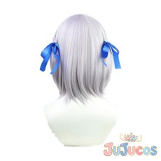 画像4: VTuber　白銀ノエル　私服衣装　コスプレウィッグ　バーチャルYouTuber　コスプレ鬘　JUJUcosplay (4)