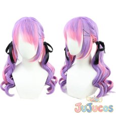 画像1: VTuber　常闇トワ　コスプレウィッグ　バーチャルYouTuber　コスプレ鬘　JUJUcosplay (1)