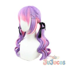 画像3: VTuber　常闇トワ　コスプレウィッグ　バーチャルYouTuber　コスプレ鬘　JUJUcosplay (3)