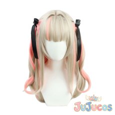 画像2: VTuber　魔界ノりりむ　コスプレウィッグ　バーチャルYouTuber　コスプレ鬘　JUJUcosplay (2)