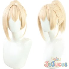 画像1: VTuber　風真いろは　コスプレウィッグ　バーチャルYouTuber　コスプレ鬘　JUJUcosplay (1)