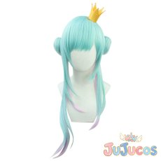 画像2: VTuber　潤羽るしあ　二周年記念　コスプレウィッグ　バーチャルYouTuber　コスプレ鬘　JUJUcosplay (2)