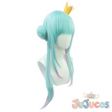 画像3: VTuber　潤羽るしあ　二周年記念　コスプレウィッグ　バーチャルYouTuber　コスプレ鬘　JUJUcosplay (3)