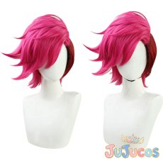 画像1: ヴァイ　コスプレウィッグ　Arcane（アーケイン）　コスプレ鬘　JUJUcosplay (1)